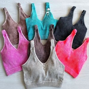 Brooke Ribbed Padded Bralette | Ash Mocha
